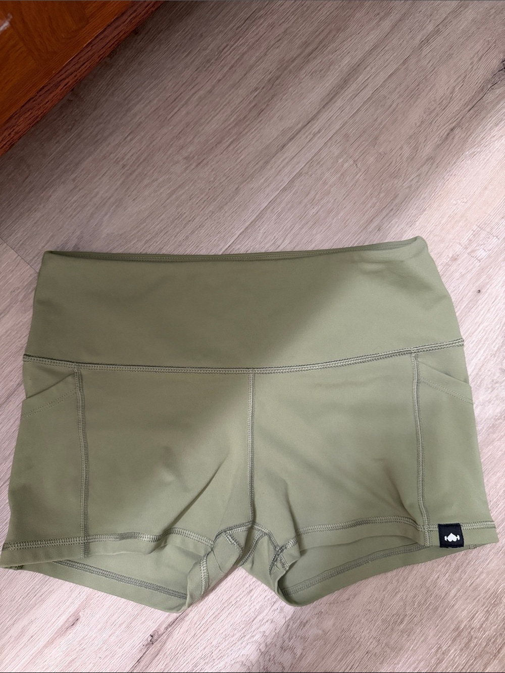 Wodbottom olive Green Women's Shorts with Pocket